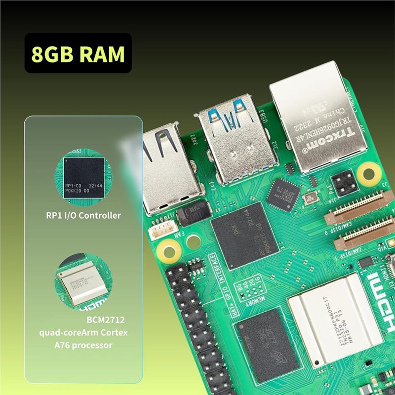 T23C For Irasptek Starter Kit  - Raspberry Pi 5 8Gb Kit ulasan dan harga